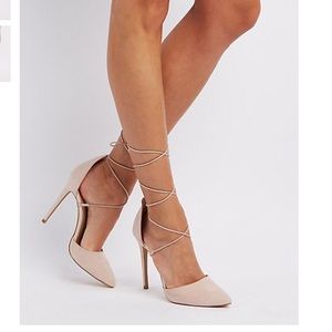 Lace up pumps